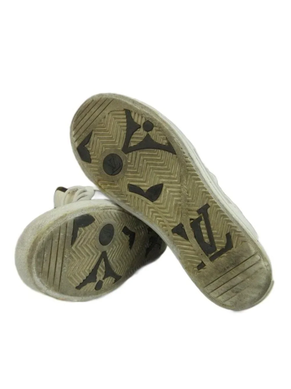 Louis Vuitton Charlie Line Sneakers Leather High Cut Monogram LV Logo